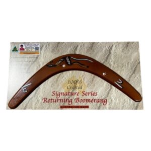 18 Inch Traditional Timber Boomerang Carded
