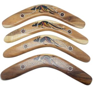 Hand Painted Traditional 14 Inch Boomerang