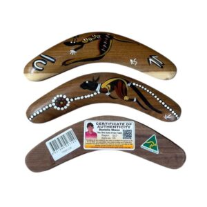 Hand Painted Traditional 8 Inch Boomerang