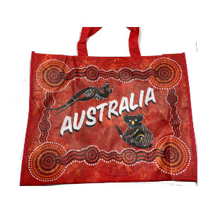 Australia Aboriginal koala luggage eco bag