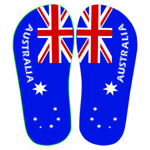 Thongs Australia Flag