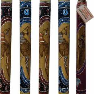 Hand Painted Burnt Didgeridoo 40cm