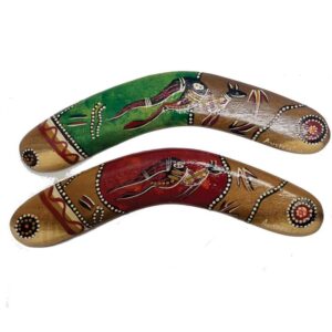 Hand Painted 10 Inch Boomerang