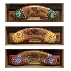Boxed Burnt 6 Inch Boomerang