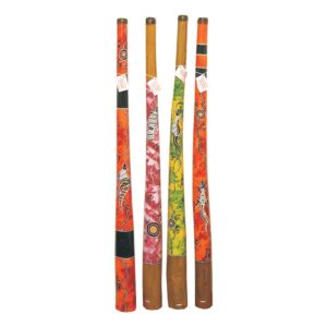 Hand Painted Hardwood Didgeridoo 125-130cm