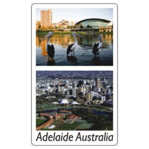 Adelaide 2 in 1 City and Pelicans City Magnet