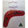 FMBR 69 Resin Magnet Boomerang Red Roos