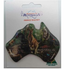 Australian Map Australia Animals Australian Made Resin Magnets