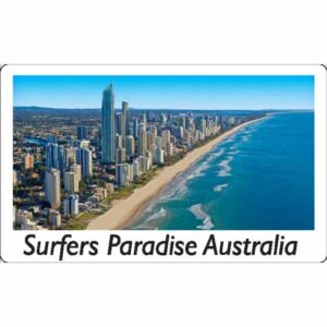 Surfers Paradise Beach City Magnet