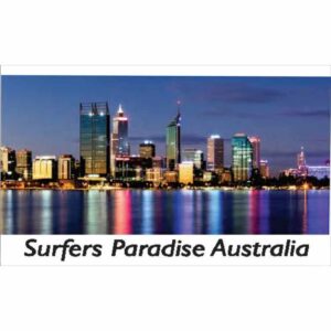 Surfers Paradise Night Water City Magnet