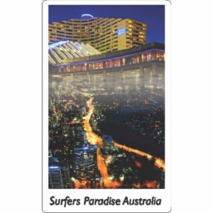 Surfers Paradise 2 in 1 Casino /Night City Magnet