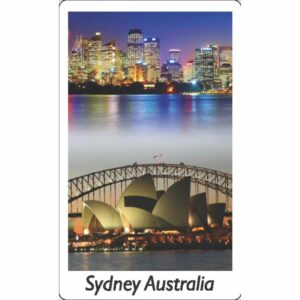 Sydney 2 in 1 Opera House and Bridge City Magnet