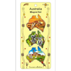 Magnet Map Aluminum 3PC Animal