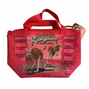 Small Big Red Roo Shopping Bag