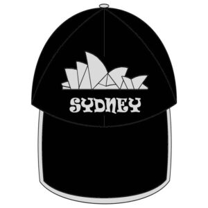 Black and White Opera House Cap