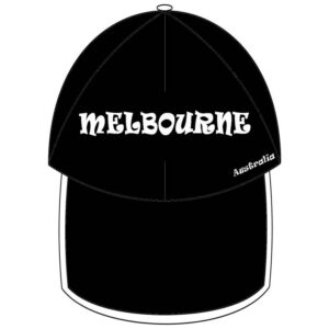 Black and White Melbourne Cap