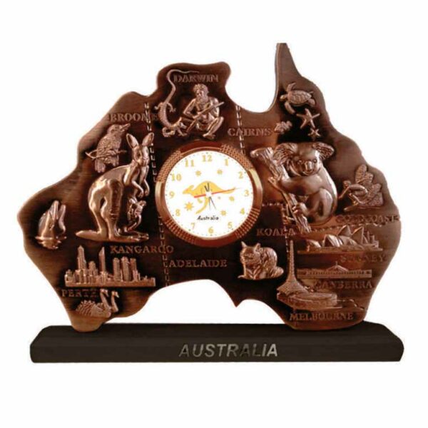 MOA CLK011BB KA Clock Metal Map