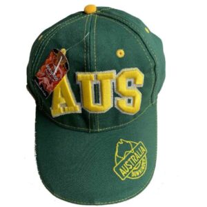 3D Cap Australian Flag Green