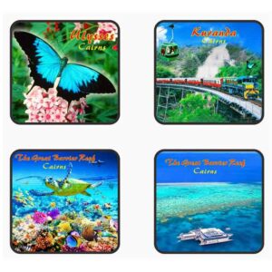 Coaster 4pc Metal Cairns