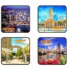 MOA CT020BR Coasters set 4 Brisbane