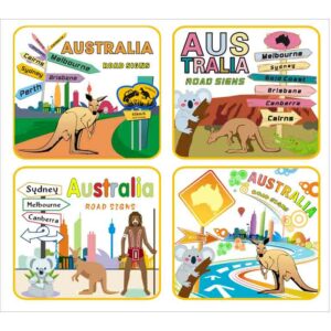 Coaster 4pc Metal Australia