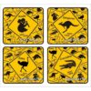 MOA CT03 RS Coasters Set 4 Roadsigns