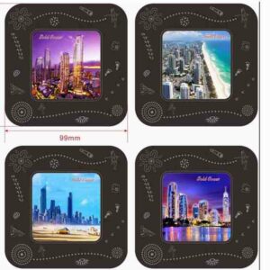 Coasters - 4 Pack Black