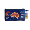 MOA PB 2100N Pencil Bag Navy Australia Map