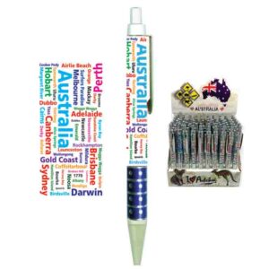 Multi Colour Cities Pen