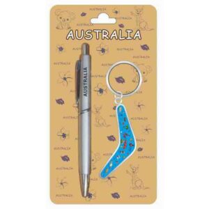 Pen and Keyring Boomerang