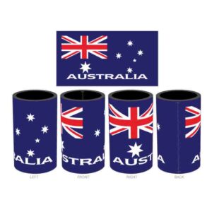 Australia Flag Stubbie Cooler