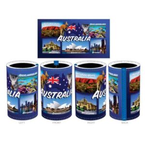 Australia Scenes Stubbie Cooler