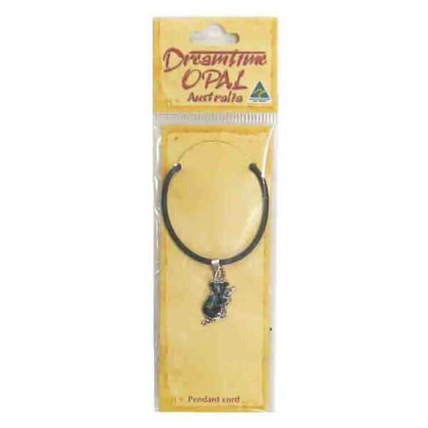 OPAL 123 Dreamtime Opal Pendant Cord Koala