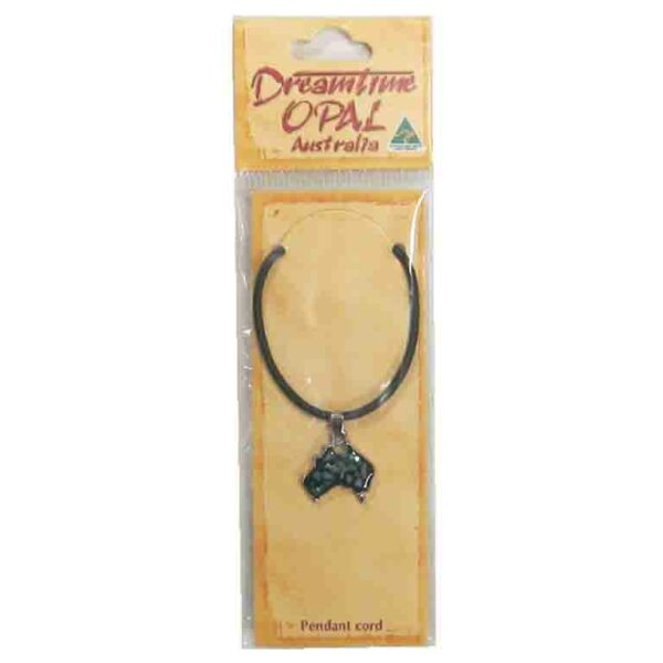 OPAL 126 Dreamtime Opal Pendant Cord Map