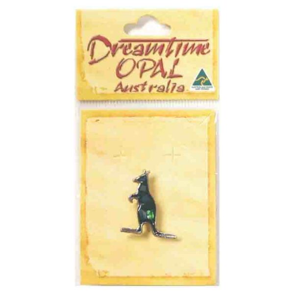 OPAL 170 Dreamtime Opal Brooch Roo