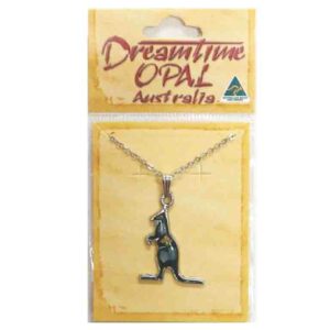 Pendant Necklace Kangaroo Standing 23mm