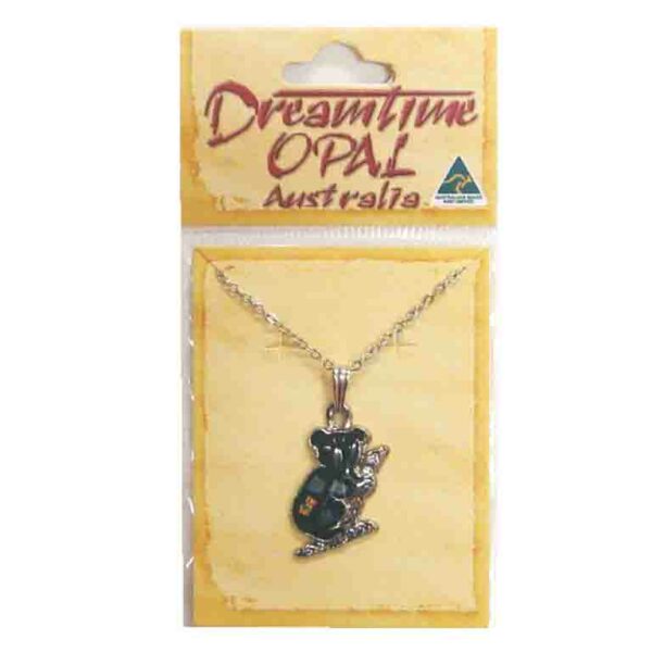 OPAL 23 Dreamtime Opal Pendant Koala