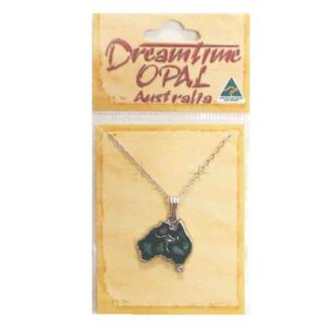 Pendant Necklace Australia Map 20mm