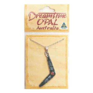 Pendant Necklace Boomerang 40mm