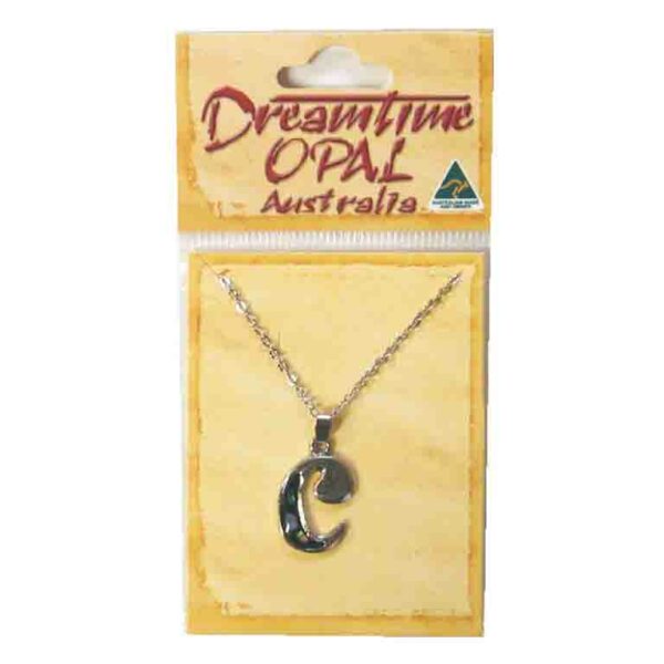 OPAL 42 Dreamtime Opal Pendant C Initial