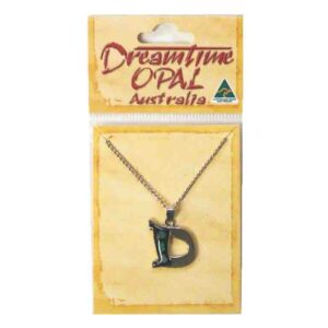 Pendant Necklace Initial “D” 16mm