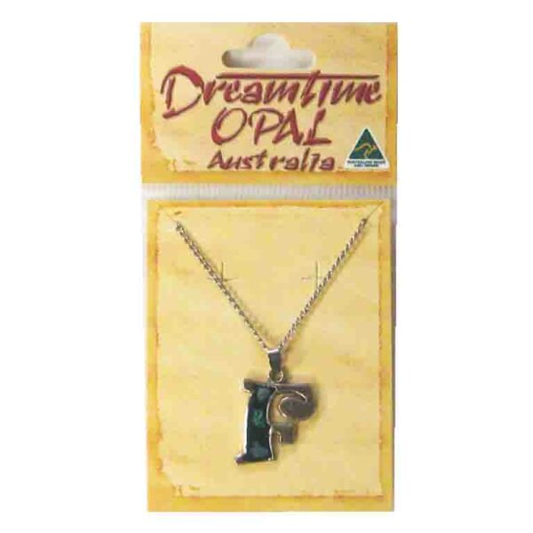 OPAL 45 Dreamtime Opal Pendant F Initial