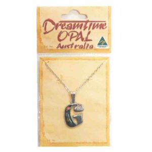 Pendant Necklace Initial “G” 16mm