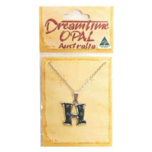 Pendant Necklace Initial “H” 16mm