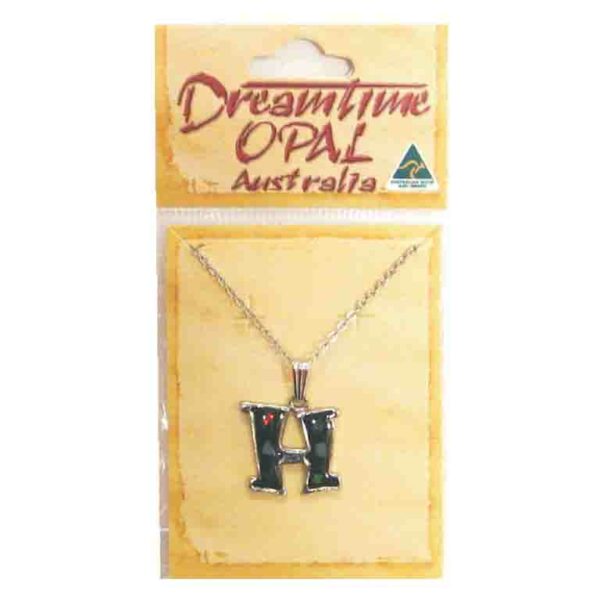 OPAL 47 Dreamtime Opal Pendant H Initial