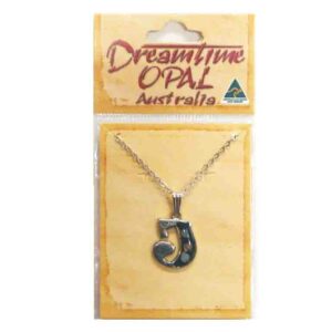 Pendant Necklace Initial “J” 16mm