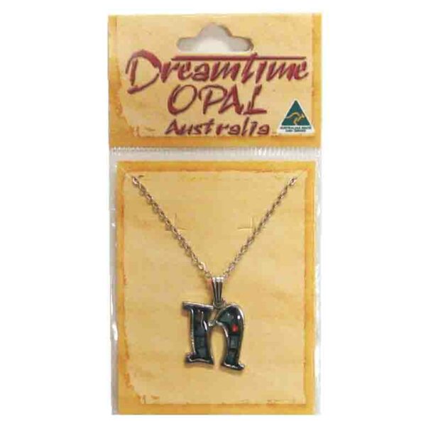 OPAL 53 Dreamtime Opal Pendant N Initial