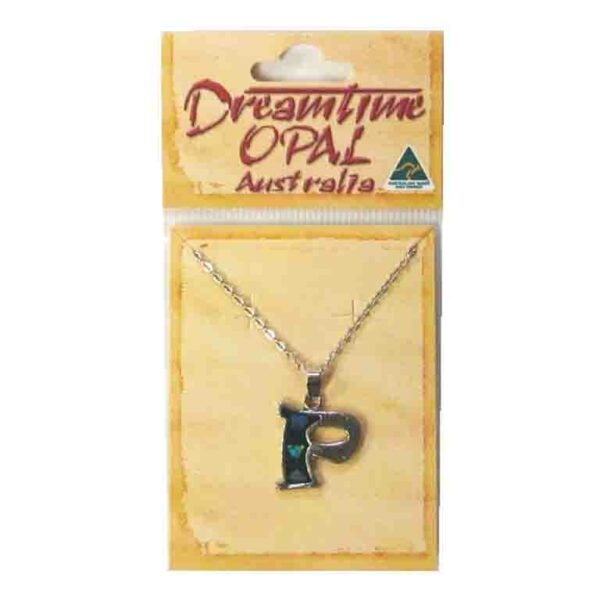 OPAL 55 Dreamtime Opal Pendant P Initial