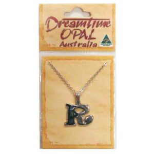 Pendant Necklace Initial “R” 16mm