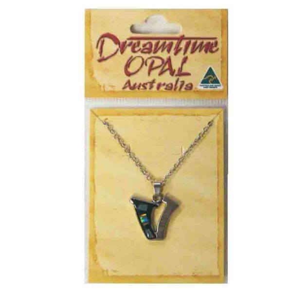 OPAL 59 Dreamtime Opal Pendant V Initial